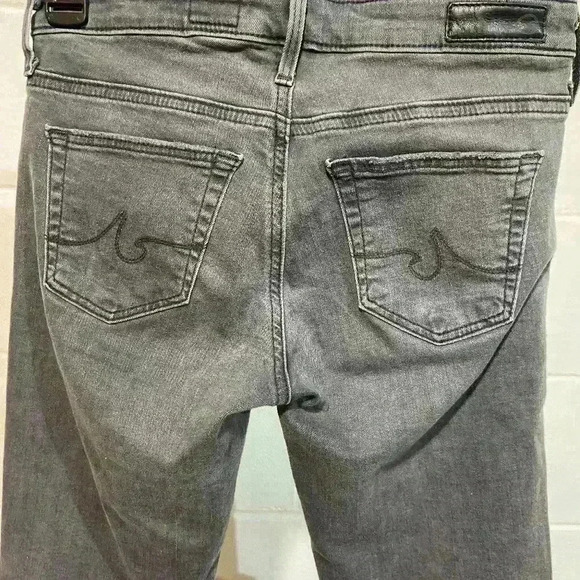 Adriano Goldschmied Women Stevie Capri Jeans 25 Charcoal Slim Straight Low Rise - Picture 9 of 12